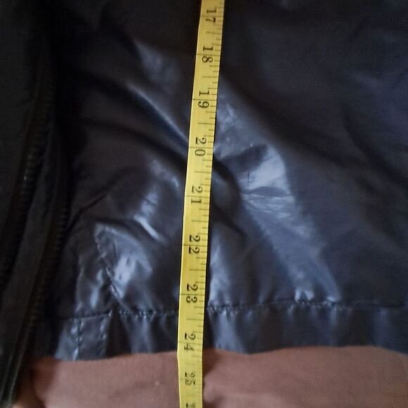 Mackage Jacket Women's Large L Navy Blue Rain Designer Windbreaker Luxury Hooded - Picture 14 of 14